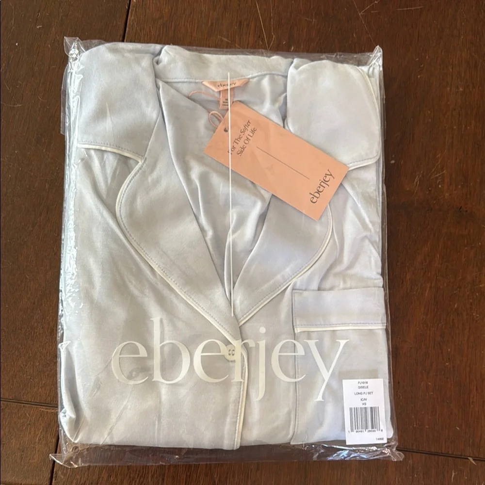 NWT Eberjey Gisele TENCEL™ Modal Long PJ Set - size XS - Picture 2 of 5